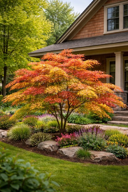 Acer pseudosieboldianum Ice Dragon